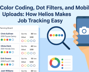 Color Coding, Dot Filters, and Mobile Uploads- How Helios Makes Job Tracking Easy