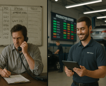 Tracking Jobs in an Auto Repair Shop: Old vs. Modern Methods